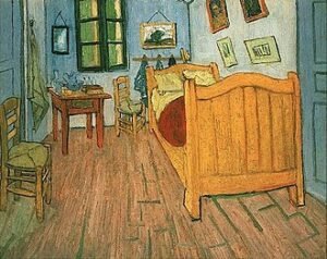 O quarto em Arles. Van Gogh