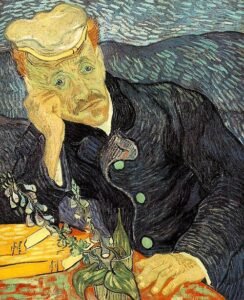 Retrato do Dr. Gachet. Van Gogh.